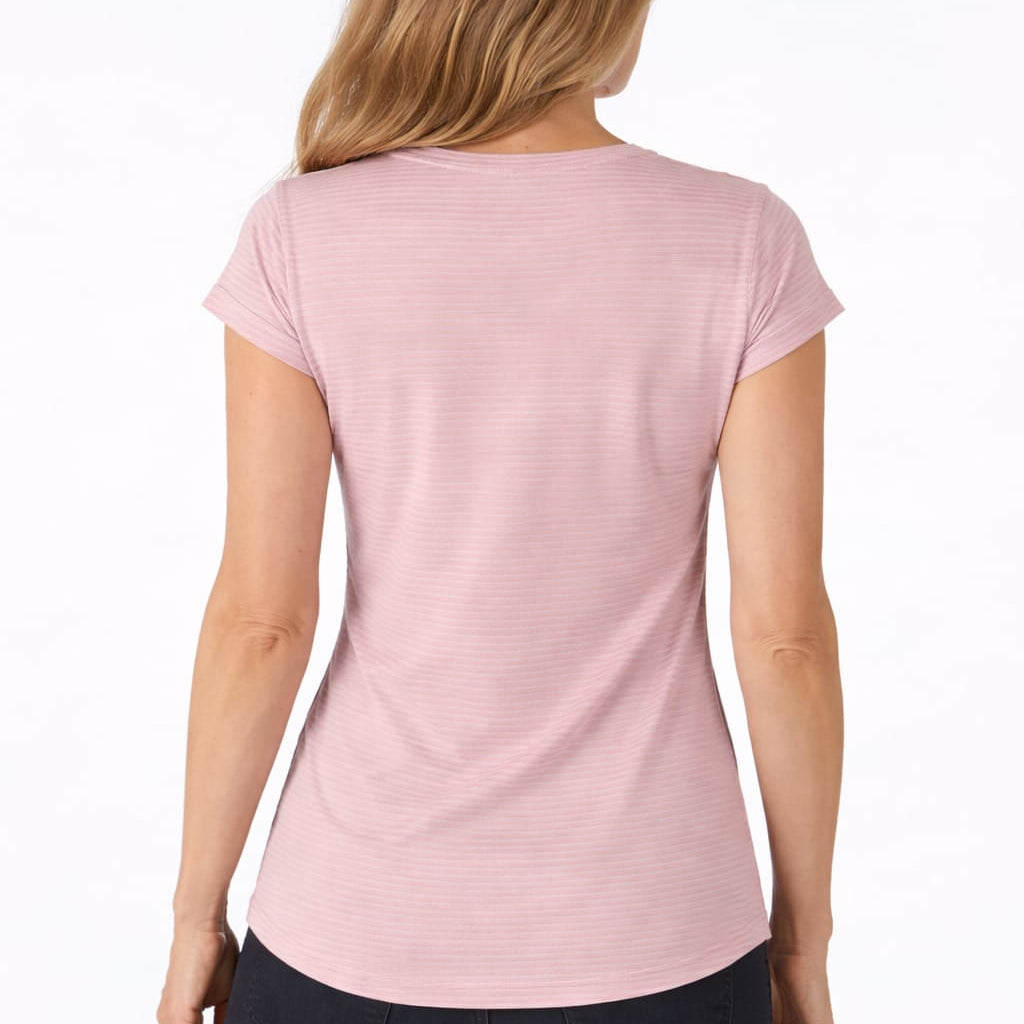 Chill Angel Breeze Rib Knit Tee