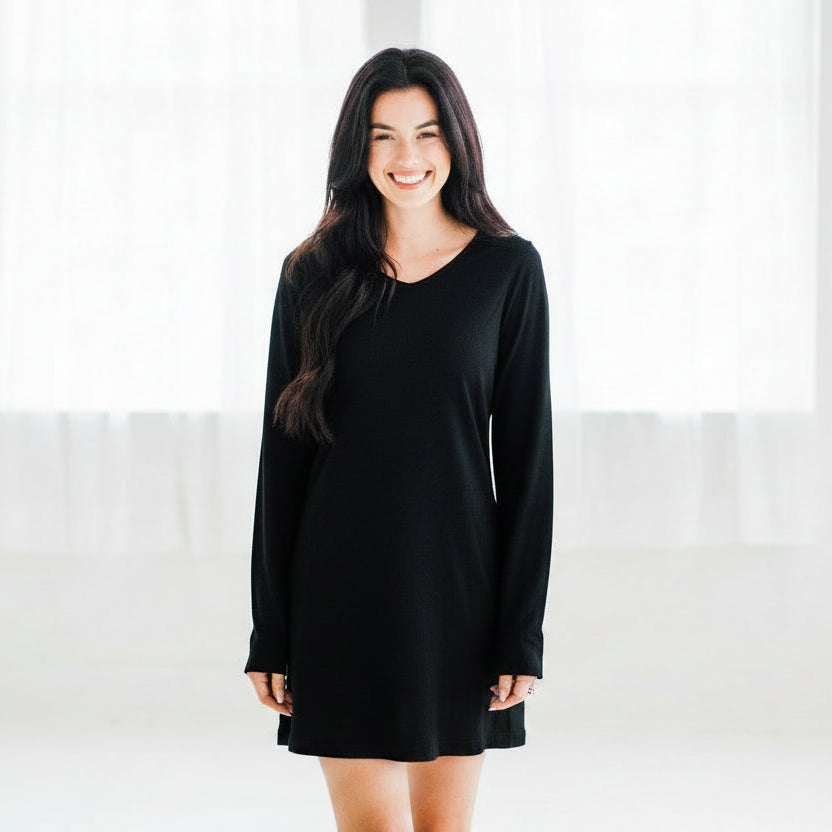 Chill Angel Dresses Black / S Maya Nightgown