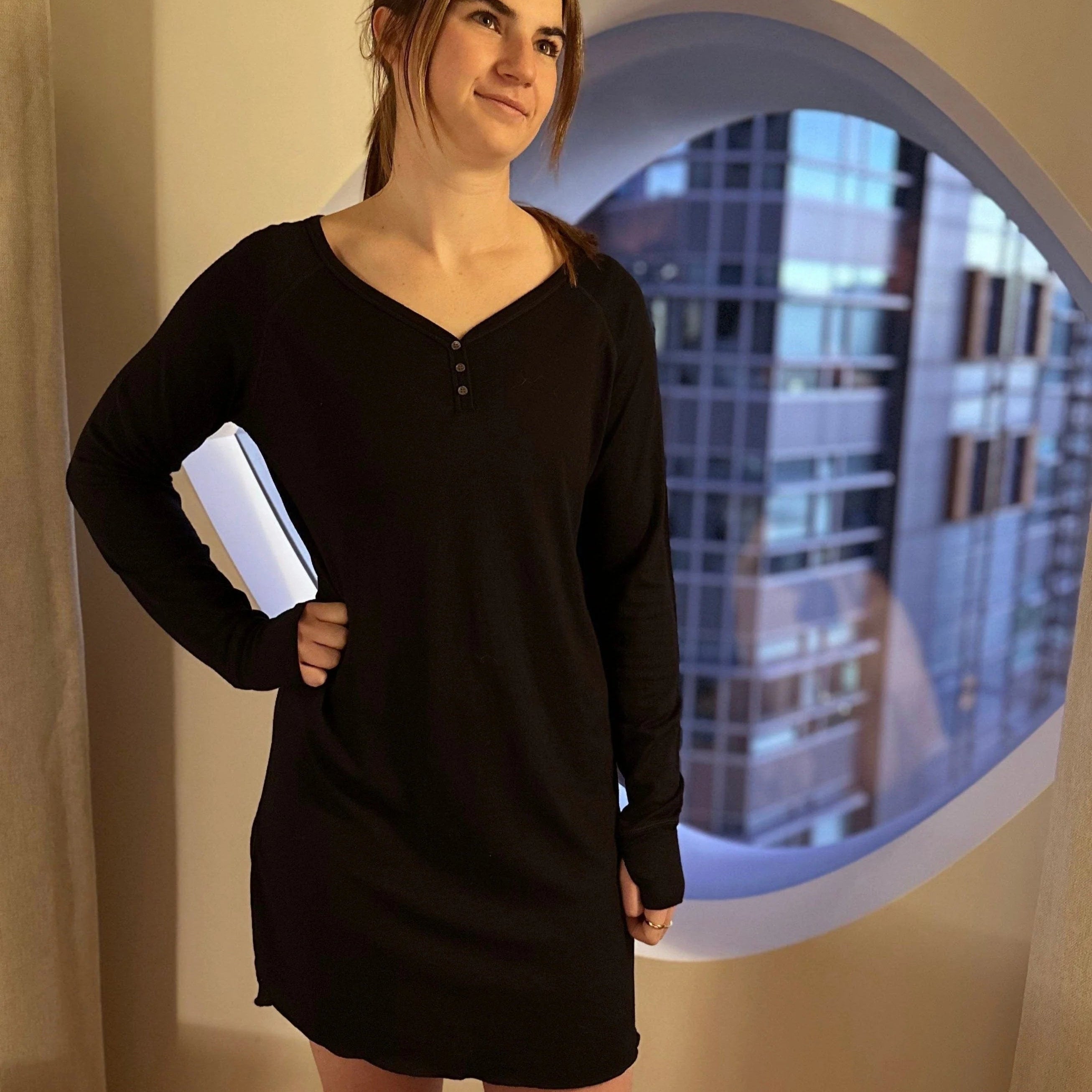 Chill Angel Dresses Black / XS Sleepover Nightshirt