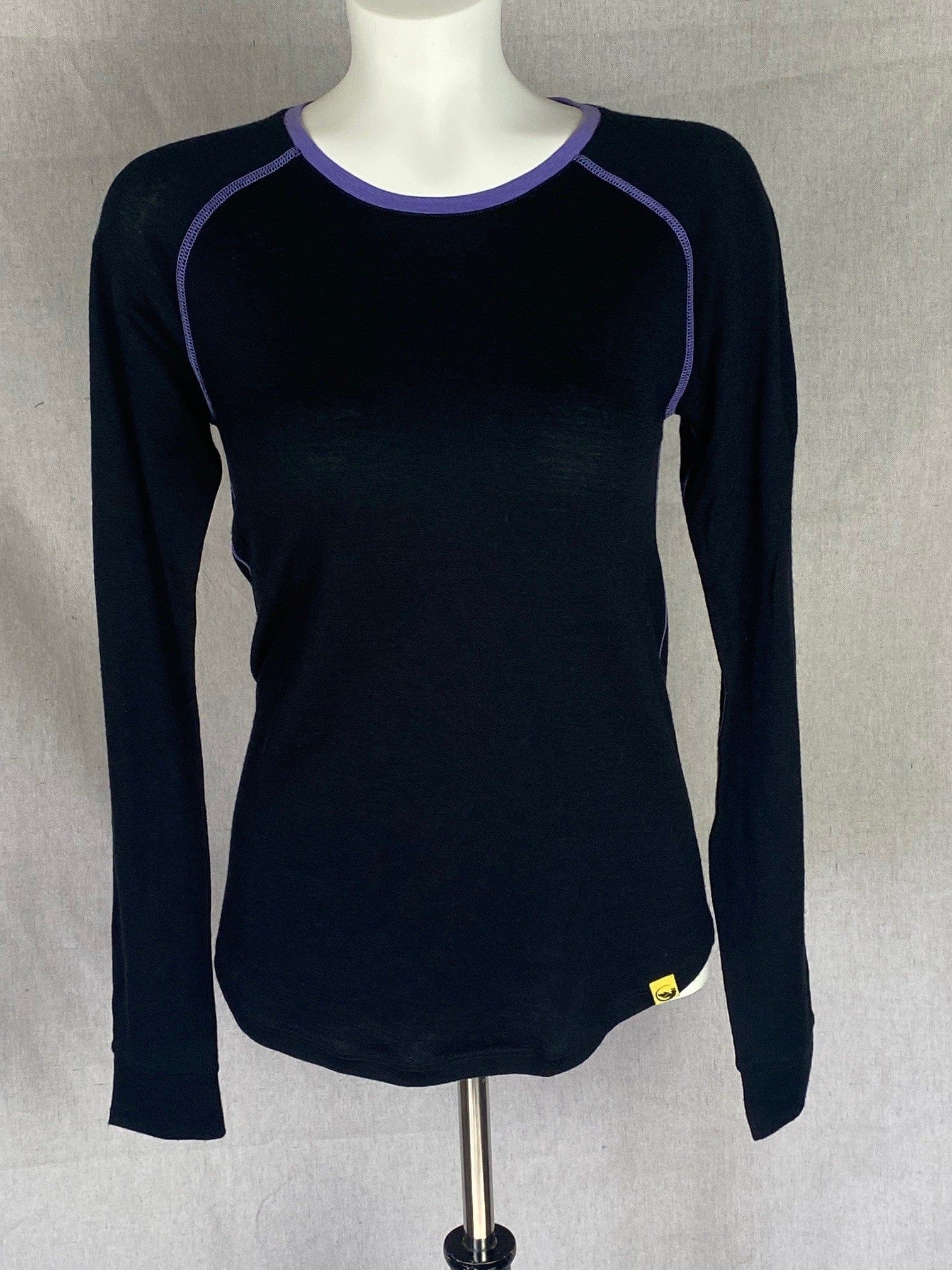 Chill Angel Tops Black/Plum / S Aurora Raglan Crew