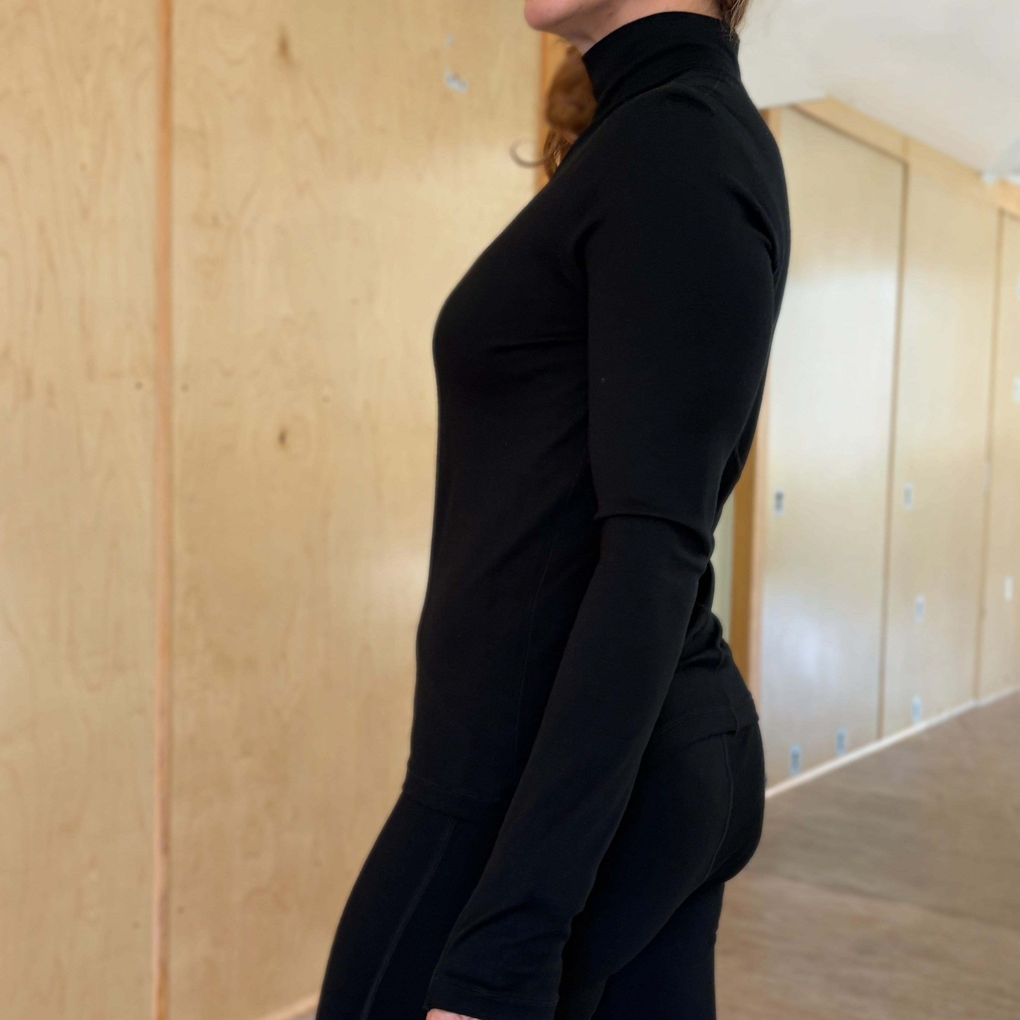 Chill Angel Tops Heidi Mock Neck