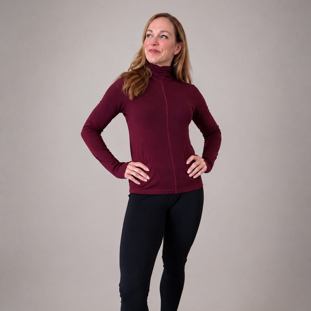 Chill Angel Tops Port / XS Heidi Mock Neck