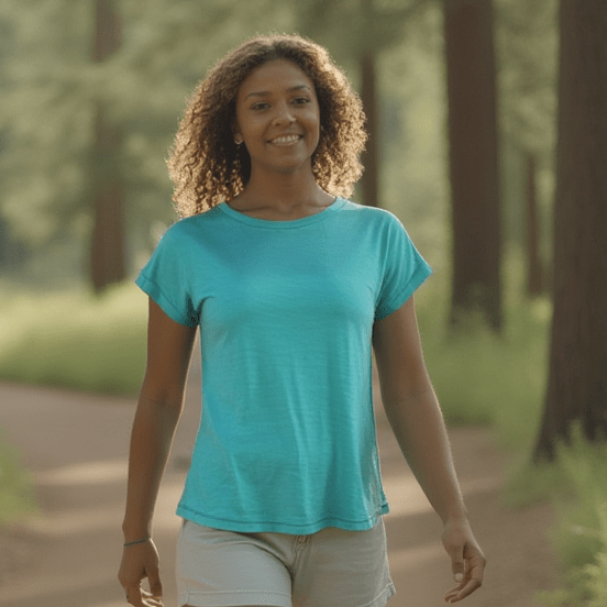 Chill Angel Tops Teal / XS Sereni-Tee