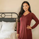 Chill Angel Dresses Auburn / 2X Sleepover Nightshirt