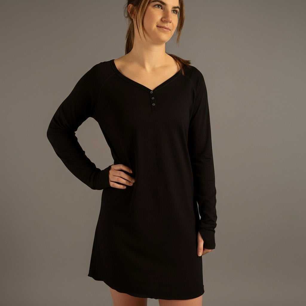 Chill Angel Dresses Black / XS Sleepover Nightshirt