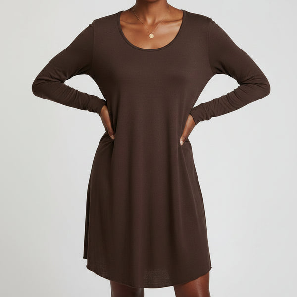 Merino Wool Night Dress for Women | Breathable Sleepwear | Chill Angel