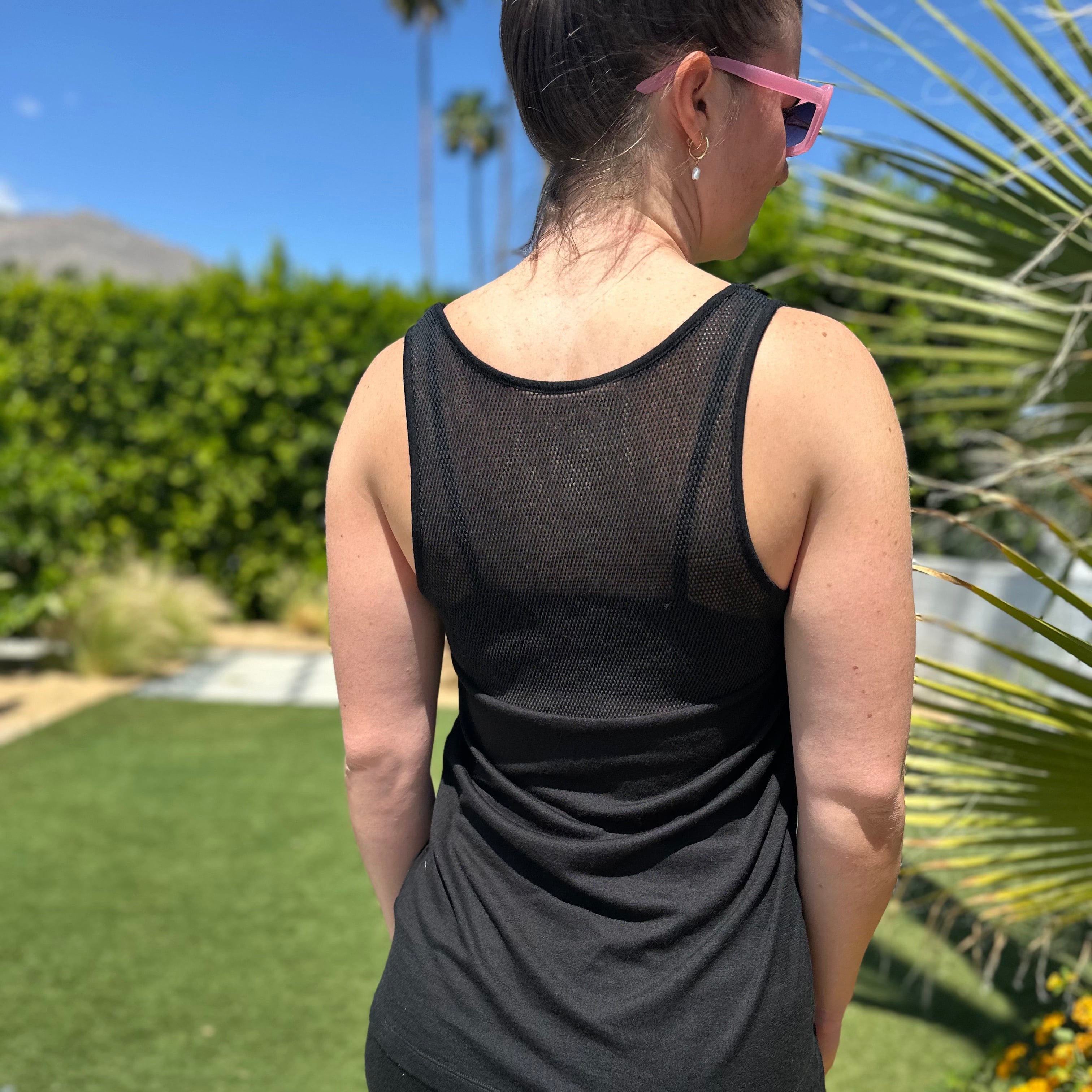 Chill Angel Tops Bella Mesh Top