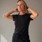 Chill Angel Tops Black / XS Sereni-Tee
