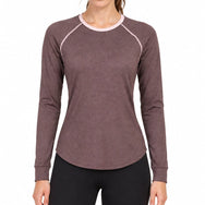 Chill Angel Tops Espresso/Latte / S Aurora Raglan Crew