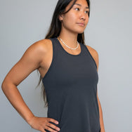 Chill Angel Tops Granite Mini Stripe / XS Rockstar Racer Back Tank