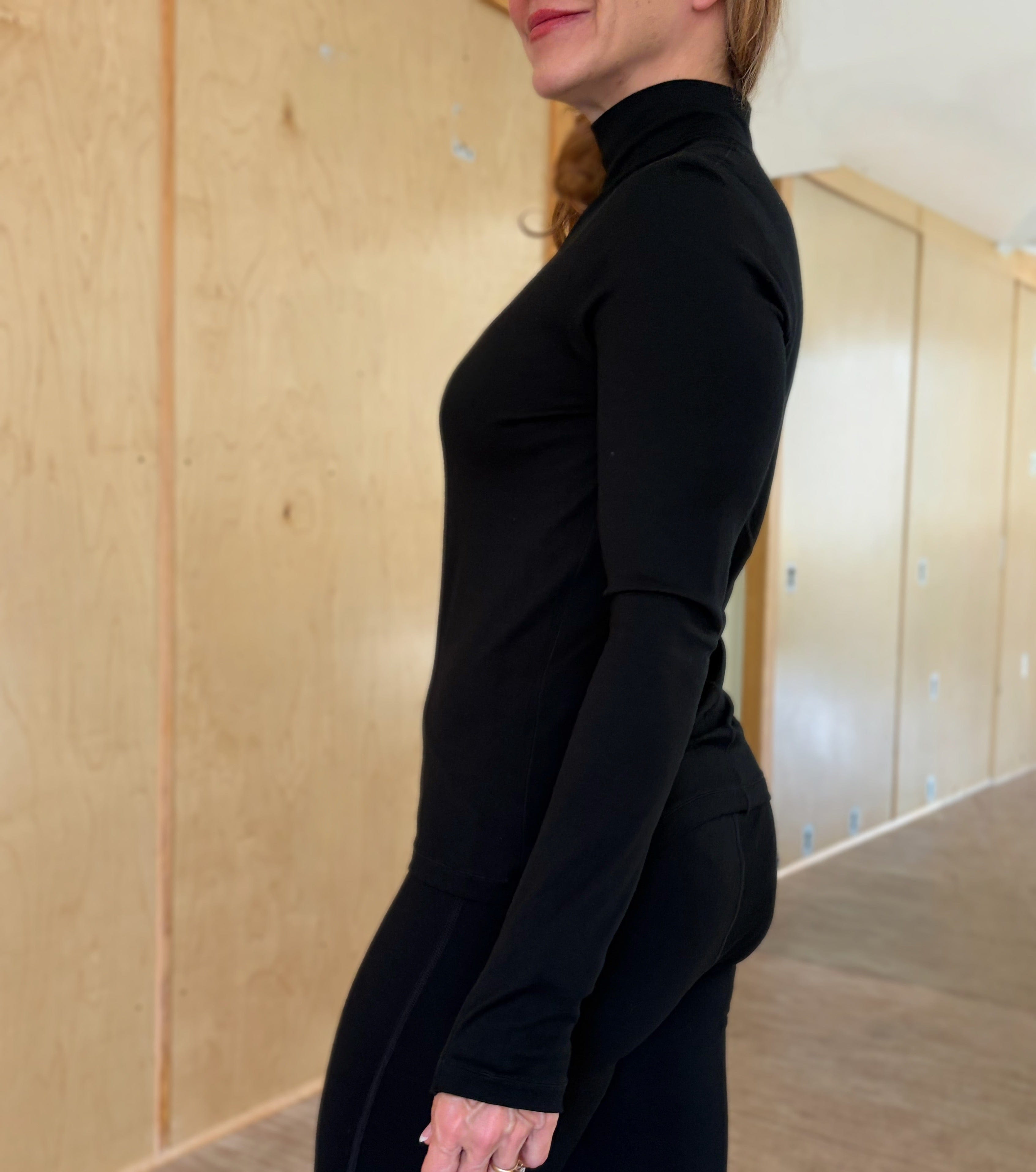 Chill Angel Tops Heidi Mock Neck