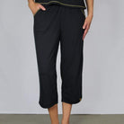 Chill Angel Bottoms M / Black ZLounger Crop Pant Sale