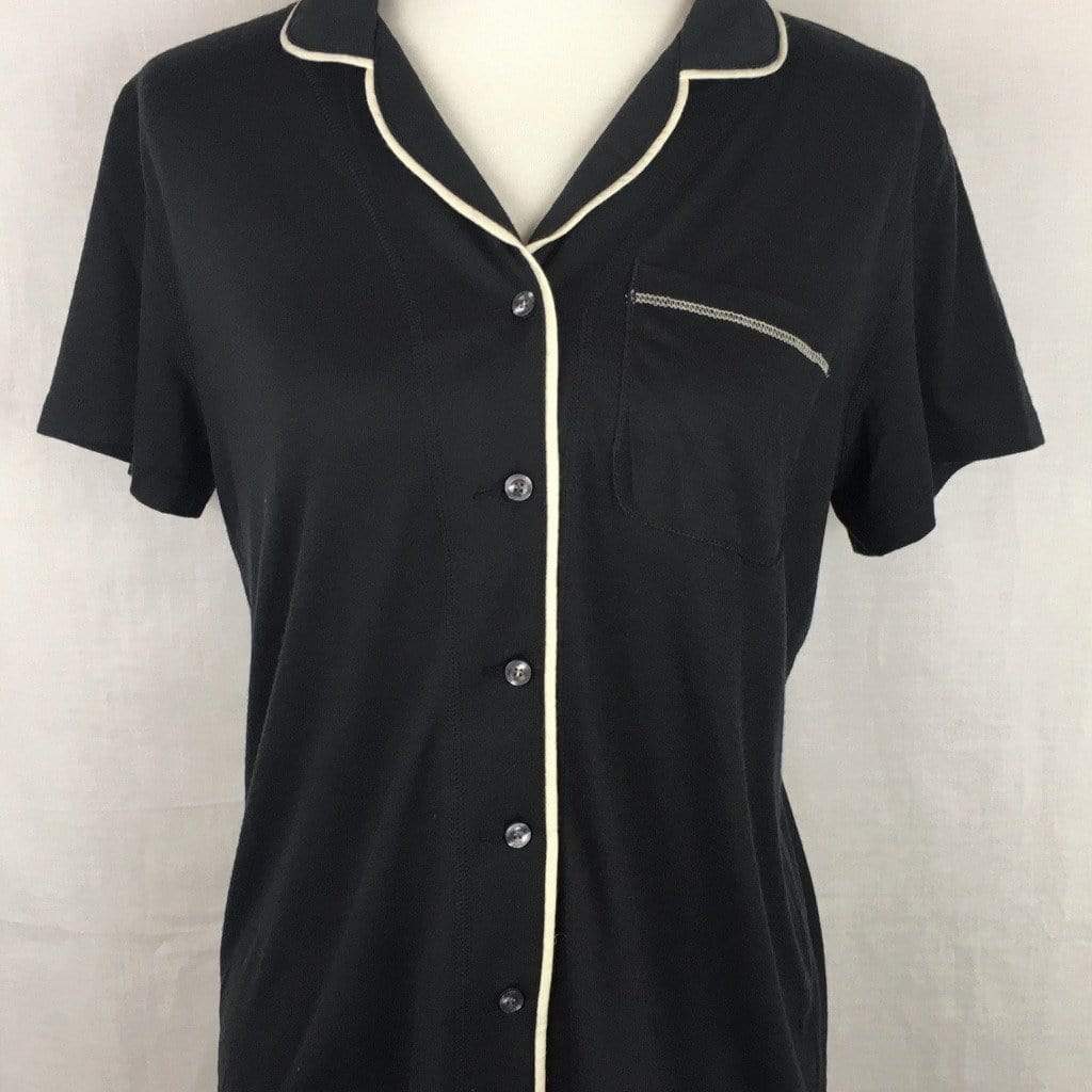 Chill Angel Tops M / Black Chill Angel Classic Merino Wool Top Sale