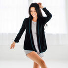 Chill Angel Tops XS / Black Relax Cover Up